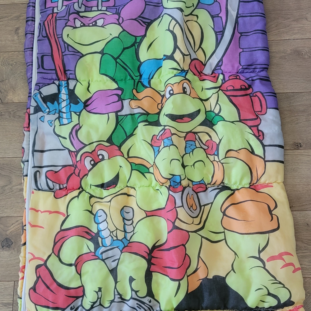 Teenage Mutant Ninja Turtles Kids Purple & Green Comforter